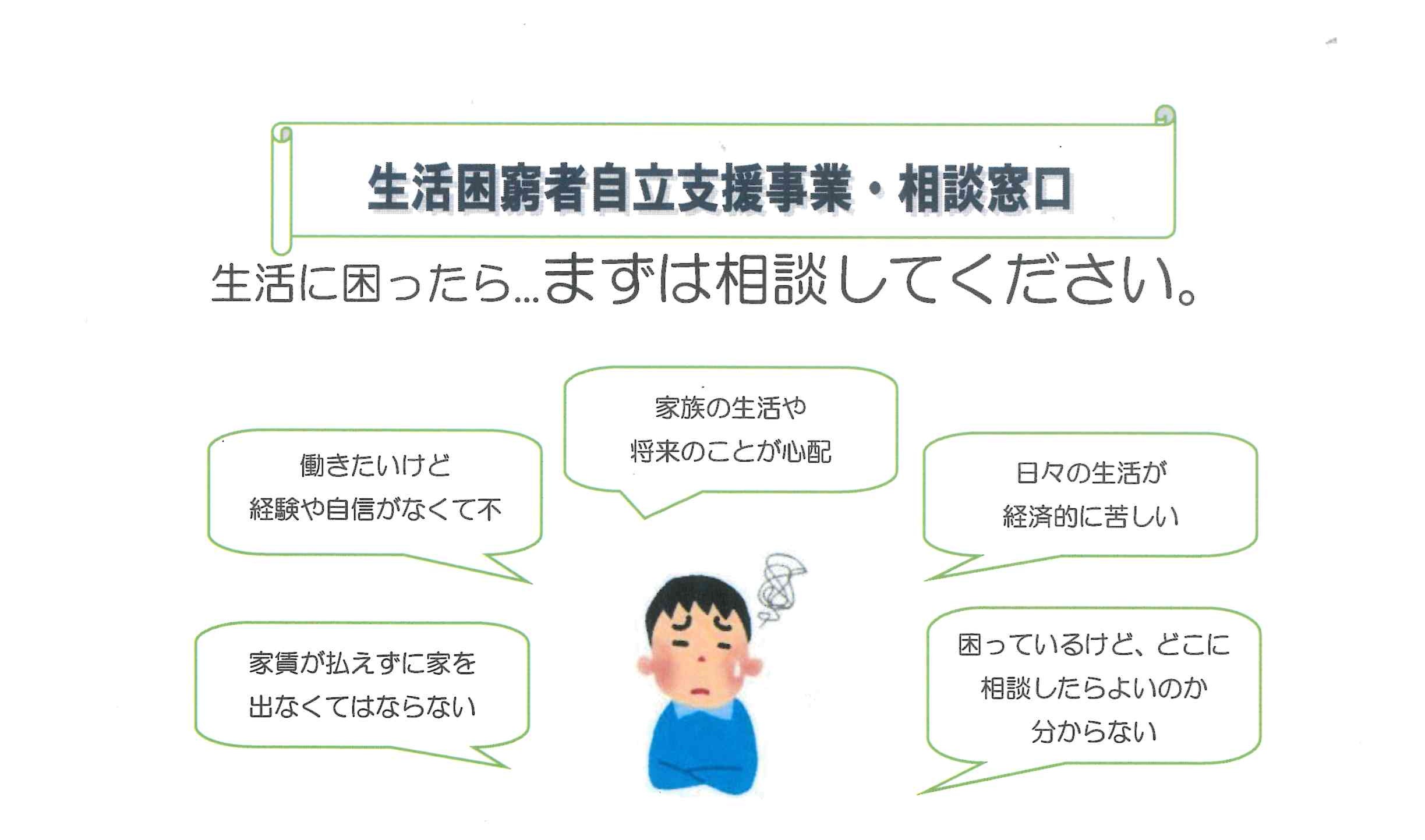 生活困窮者自立支援制度「生活相談窓口」